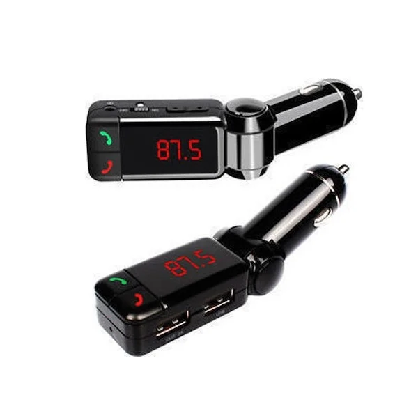 Φωτογραφία προϊόντος: OEM FM Transmitter Αυτοκινήτου με Bluetooth / MicroSD / USB BC06