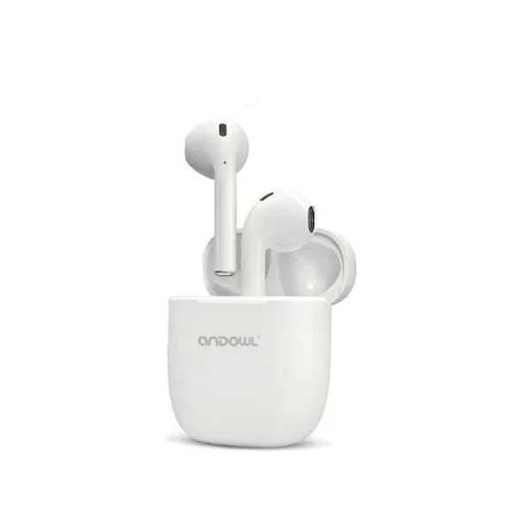 Φωτογραφία προϊόντος: Andowl Q-BA5 In-ear Bluetooth Handsfree Ακουστικά με Θήκη Φόρτισης Λευκά Κωδικός: 52461457