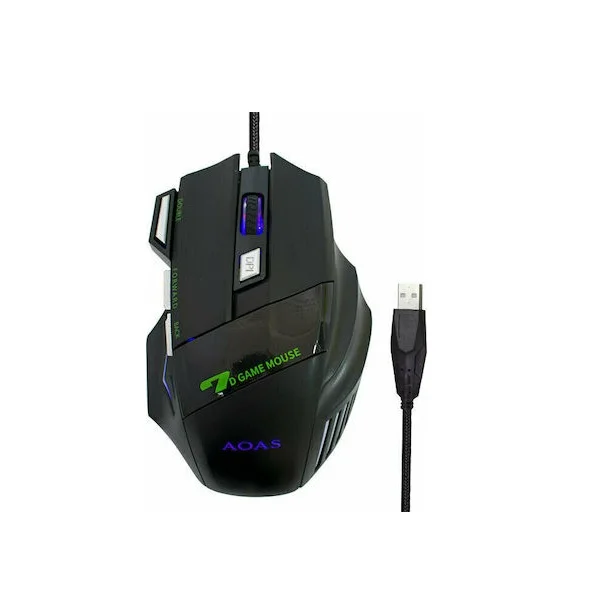 Φωτογραφία προϊόντος: OEM aoas K90 Gaming Ποντίκι Μαύρο Κωδικός: 27171613
