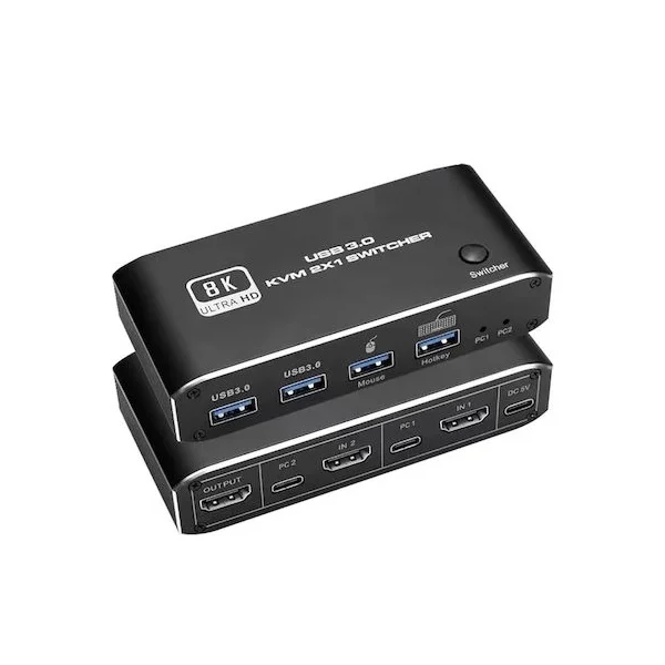 Φωτογραφία προϊόντος: Andowl QZK5 KVM & Data Switch 48218712