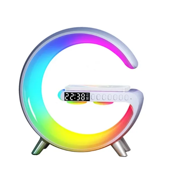 Φωτογραφία προϊόντος: Andowl Επιτραπέζιο Ψηφιακό Ρολόι με Ξυπνητήρι, Ραδιόφωνο και Ασύρματη Φόρτιση Λευκό AN-4APRO 50662610