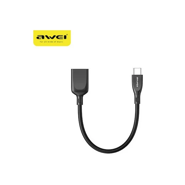 Φωτογραφία προϊόντος: OEM Awei Μετατροπέας USB-C male σε USB-A female (CL-14) 28733160