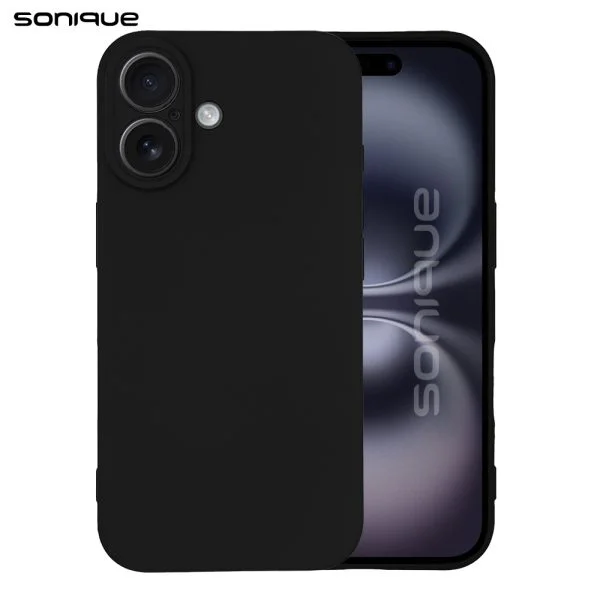 Φωτογραφία προϊόντος: Θήκη Σιλικόνης My Colors Sonique Apple iPhone 16 Plus Μαύρο