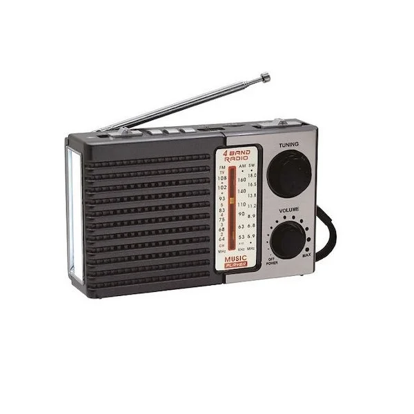 Φωτογραφία προϊόντος: OEM HMIK MK-918 Retro Φορητό Ραδιόφωνο Επαναφορτιζόμενο Γκρι 35490123