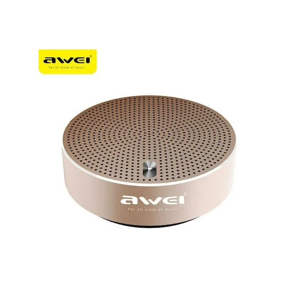 Φωτογραφία προϊόντος: OEM Awei Y-800 Ηχείο Bluetooth 3W με Διάρκεια Μπαταρίας έως 2 ώρες Χρυσό 11932497