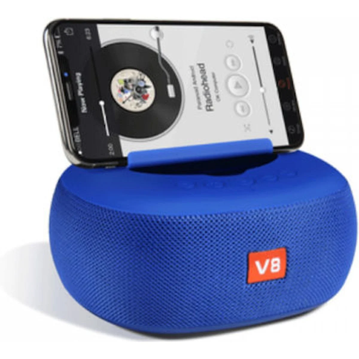 Φωτογραφία προϊόντος: OEM V8 Ηχείο Bluetooth 8W με Ραδιόφωνο Μπλε