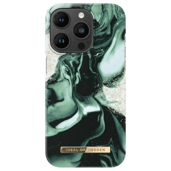 Φωτογραφία προϊόντος: IDEAL OF SWEDEN Θήκη Fashion Case iPhone 14 Pro Golden Olive Marble