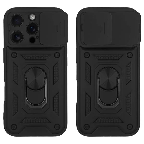 Φωτογραφία προϊόντος: Θήκη Ring Armor CamPro Sonique για Apple iPhone 16 Pro Μαύρο