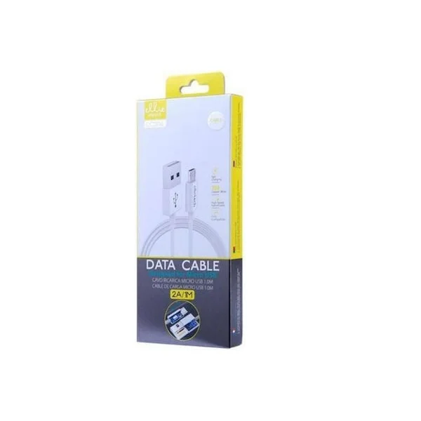 Φωτογραφία προϊόντος: OEM Ellietech CC206 Regular USB 2.0 to micro USB Cable Λευκό 1m 42365073