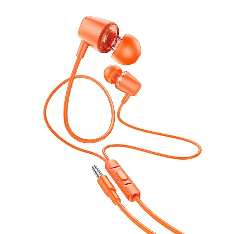 Φωτογραφία προϊόντος: HOCO M107 DISCOVERER ΑΚΟΥΣΤΙΚΑ HANDSFREE, ΠΟΡΤΟΚΑΛΙ