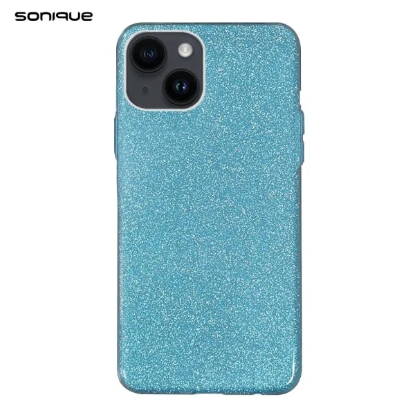 Φωτογραφία προϊόντος: Θήκη Σιλικόνης Sonique Shiny Apple iPhone 14 Γαλάζιο