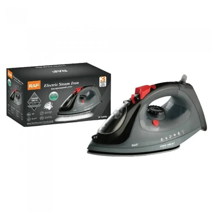 Φωτογραφία προϊόντος: OEM Raf R1245G Σίδερο Ατμού 1800W με Αντικολλητική Πλάκα
