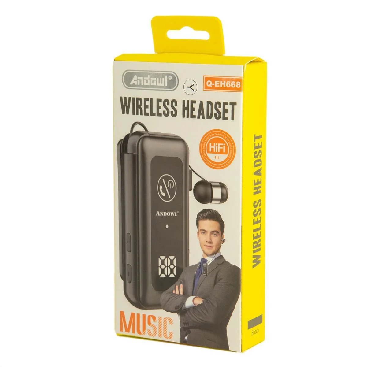 Φωτογραφία προϊόντος: OEM Andowl Q-EH668 In-ear Bluetooth Handsfree Ακουστικά Μαύρα