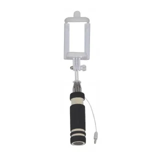 Φωτογραφία προϊόντος: Selfie Stick Ancus Classic Mini Μαύρο με Καλώδιο Jack 3.5mm (Μήκος Κονταριού 13.5cm, Μήκος Ανοίγματος 53.5cm)
