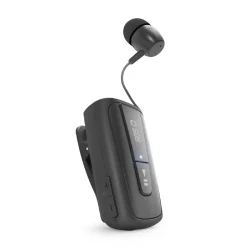 Φωτογραφία προϊόντος: SBS WIRELESS EARPHONE RETRACTABLE ROLLER CLIP black