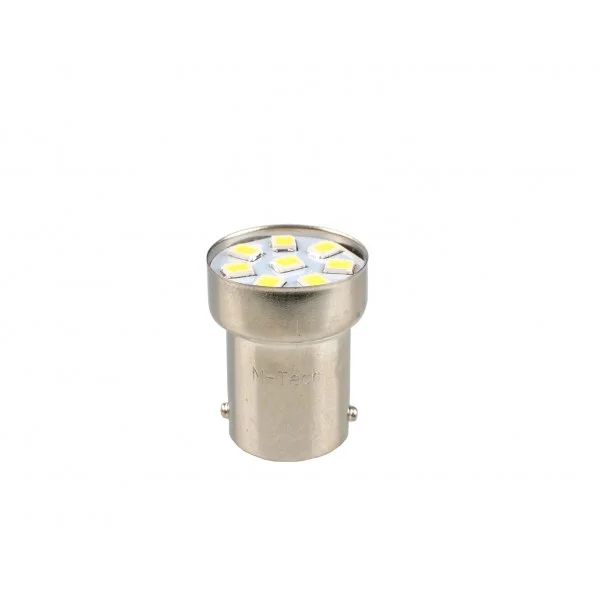 Φωτογραφία προϊόντος: P21W G18 12V BA15s 8xSMD2835 Led Κοκκινο Blister M-TECH - 2 ΤΕΜ.
