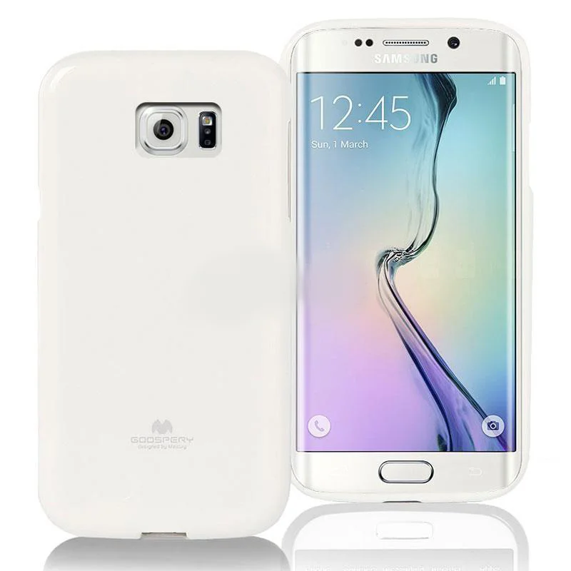 Φωτογραφία προϊόντος: Θήκη TPU Goospery Samsung S6 Edge Jelly Series Λευκή