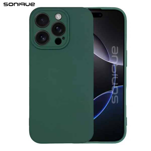 Φωτογραφία προϊόντος: Θήκη Σιλικόνης My Colors Sonique Apple iPhone 16 Pro Max Πράσινο Σκούρο