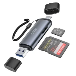 Φωτογραφία προϊόντος: TECH PROTECT ULTRAΒOOST CARD READER SD + MicroSD gray