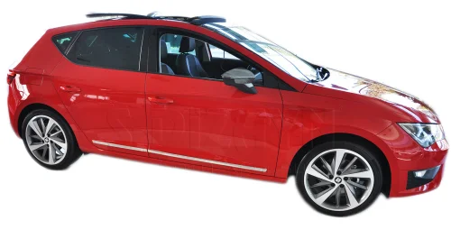 Φωτογραφία προϊόντος: S-dizayn Seat Leon 5F 5D Hb 2013+ Πλαινο Προστατευτικο Trim Πορτας ΑΤΣΑΛΙ+ΠΛΑΣΤΙΚΟ Χρωμιο 8ΤΕΜ