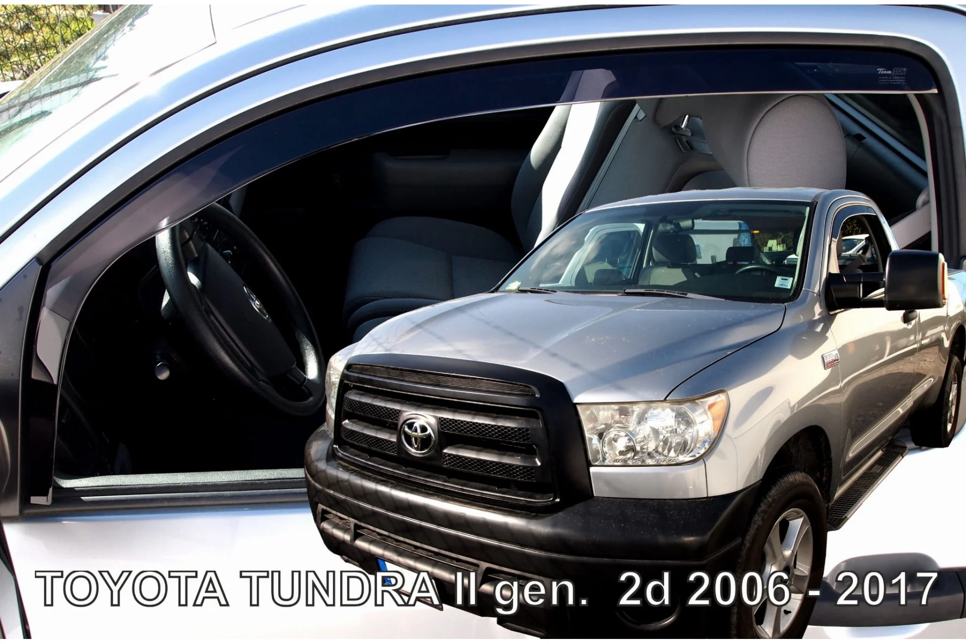Φωτογραφία προϊόντος: Toyota Tundra 2D 2006-2017 Ζευγαρι Ανεμοθραυστες Απο Ευκαμπτο Φιμε Πλαστικο Heko - 2 ΤΕΜ.