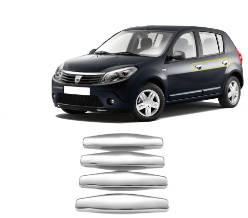 Φωτογραφία προϊόντος: S-dizayn Dacia Sandero 1 5D 2007-2013 Χερουλια Πορτας Χρωμιο Μεταλλικα 4ΤΕΜ.