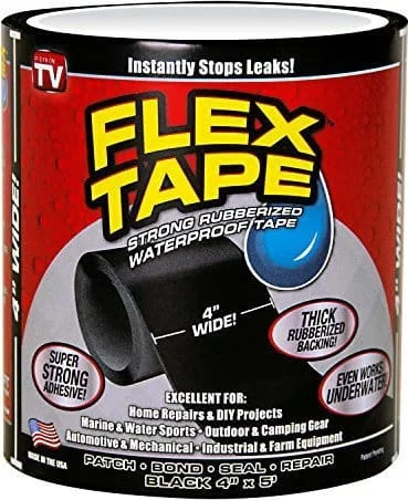 Φωτογραφία προϊόντος: Flex Seal 100mm x 1.5m Flex Tape Μαύρη
