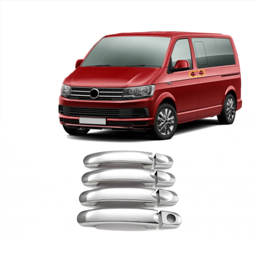 Φωτογραφία προϊόντος: Vw T6 Transporter Van 2015+ 4 Πορτες Χερουλια Πορτας Χρωμιο Μεταλλικα