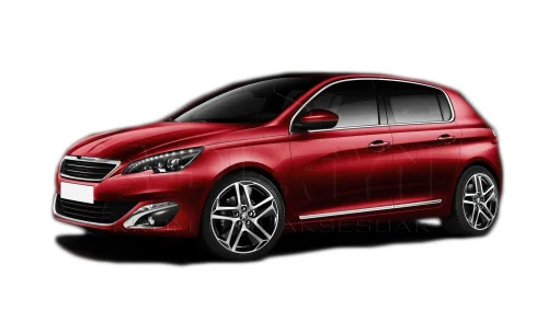 Φωτογραφία προϊόντος: Peugeot 308 5D Hb 2014+ Πλαινο Προστατευτικo Trim Πορτας ΑΤΣΑΛΙ+ΠΛΑΣΤΙΚΟ Χρωμιο 8ΤΕΜ