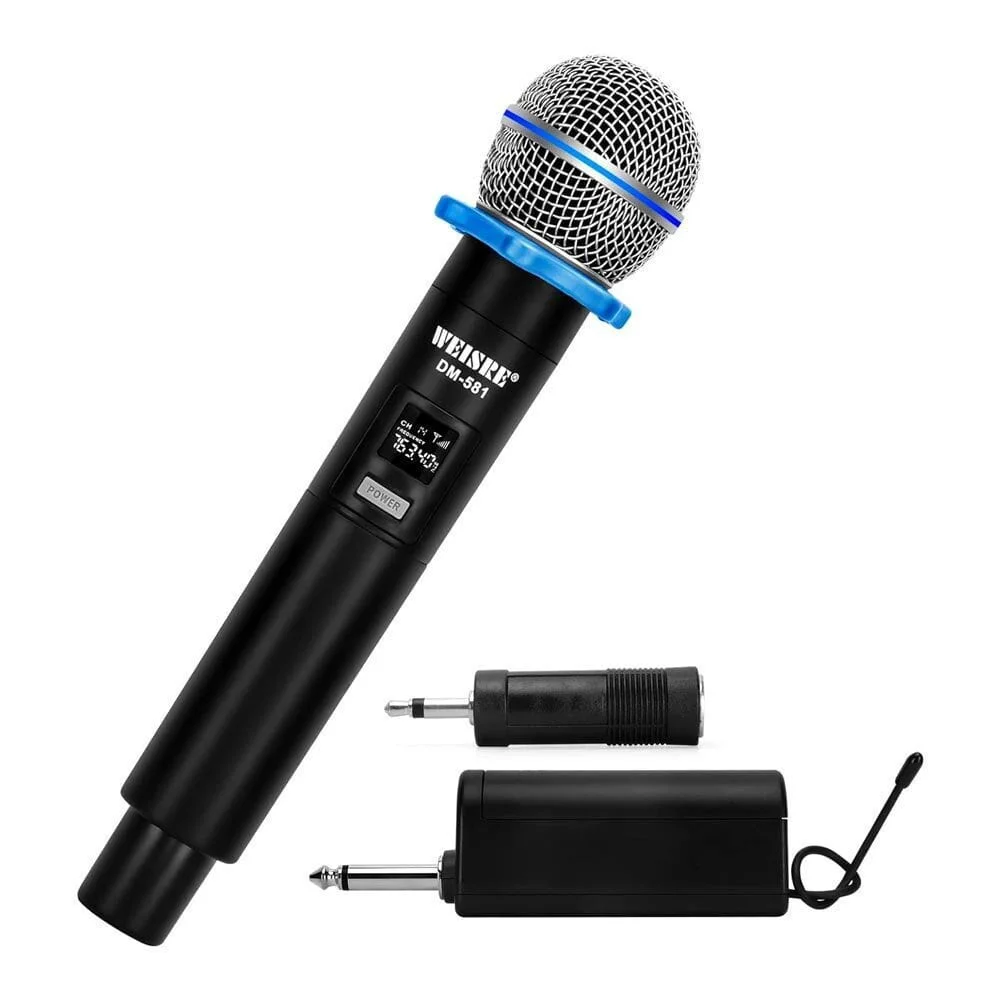 Φωτογραφία προϊόντος: Σύστημα Karaoke με Ασύρματo Μικρόφωνo DM-581 σε Μαύρο Χρώμα