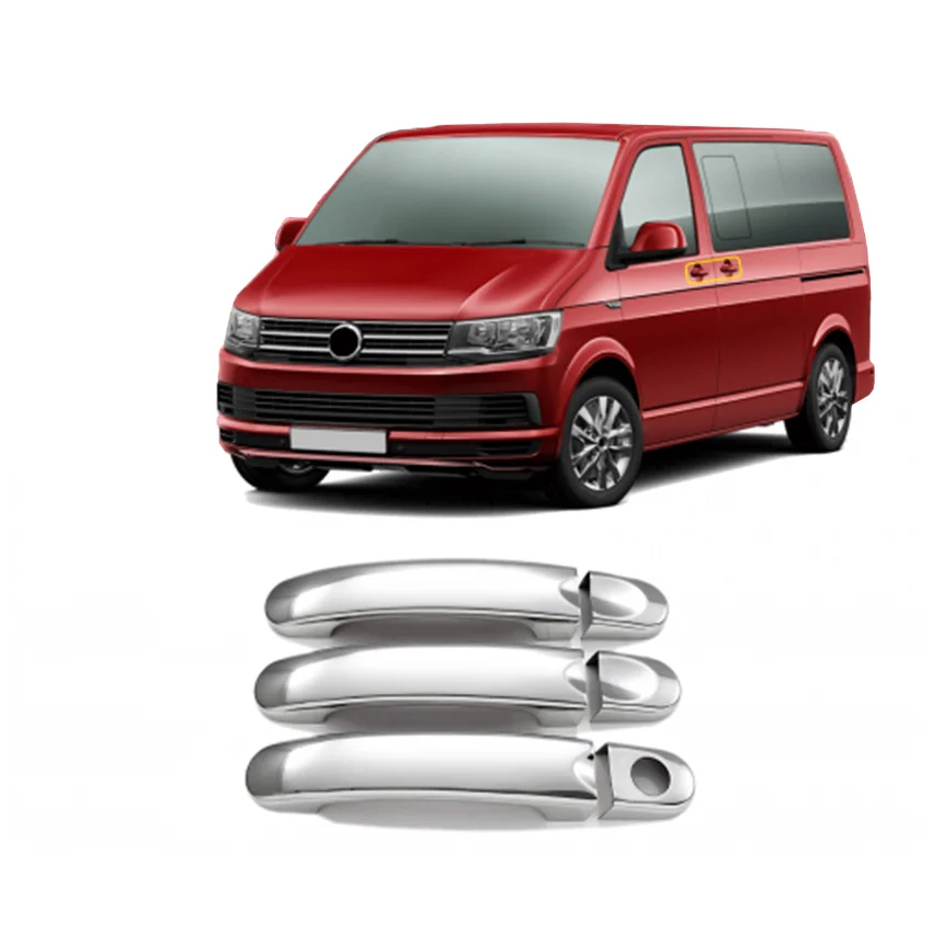 Φωτογραφία προϊόντος: S-dizayn Vw T6 Transporter Van 2015+ 3 Πορτες Χερουλια Πορτας Χρωμιο Μεταλλικα