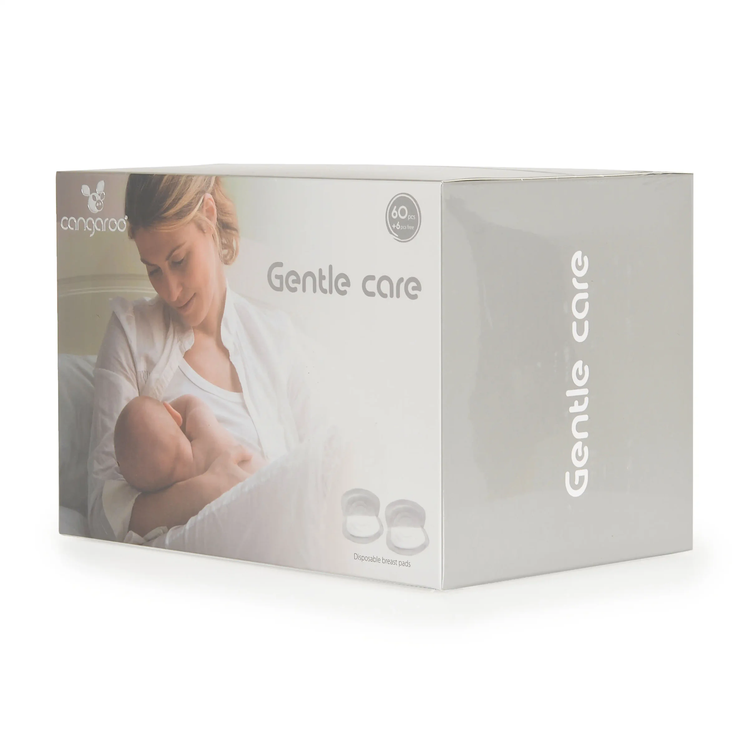 Φωτογραφία προϊόντος: Cangaroo Gentle Care Επιθέματα Στήθους Θηλασμού Υποαλλεργικά 66τμχ