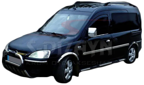 Φωτογραφία προϊόντος: S-dizayn Opel Combo C Mini Van 2001-2011 Διακοσμητικη Φασα Πορτας Χρωμιο 4ΤΕΜ.