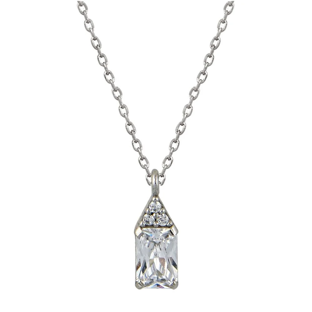 Φωτογραφία προϊόντος: fenixjewelry Κολιε Γυναικειο κ14 Λευκο Χρυσο Ζιργκον 6353Λ
