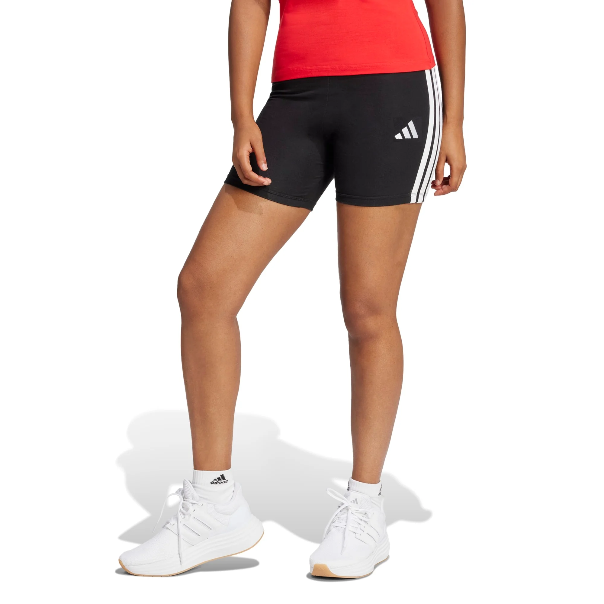 Φωτογραφία προϊόντος: Adidas Essentials 3-Stripes High Waisted Biker Shorts JE1223 Μαύρο
