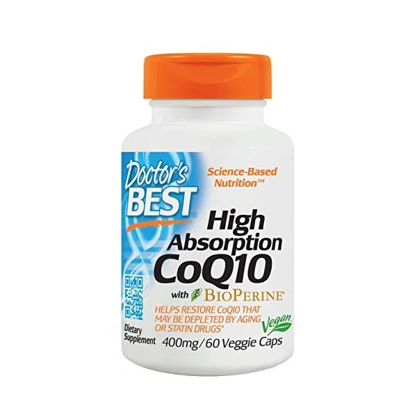 Φωτογραφία προϊόντος: Doctor's Best CoQ10 Ubiquinone 400mg x 60 - Συνένζυμο Q10