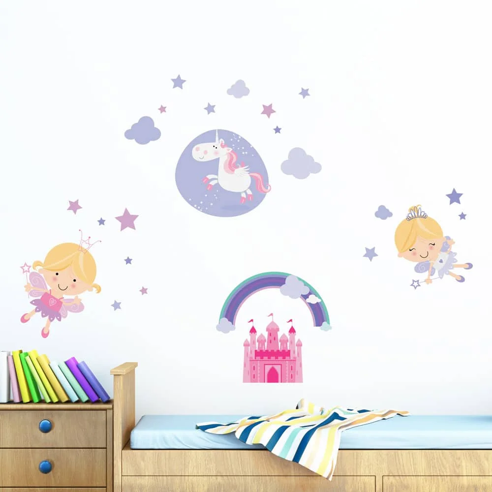 Φωτογραφία προϊόντος: Ango Happy Fairies αυτοκόλλητα τοίχου L (18106)