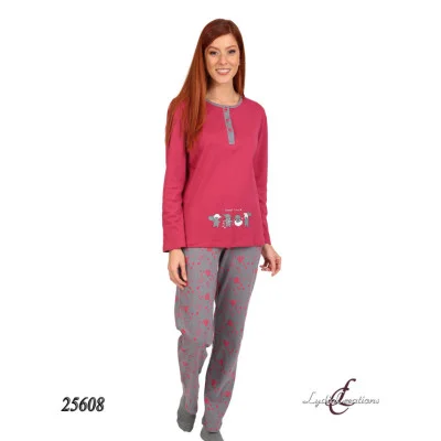 Φωτογραφία προϊόντος: LYDIA CREATIONS ΠΥΖΑΜΑ ΒΑΜΒΑΚΕΡΗ 100%