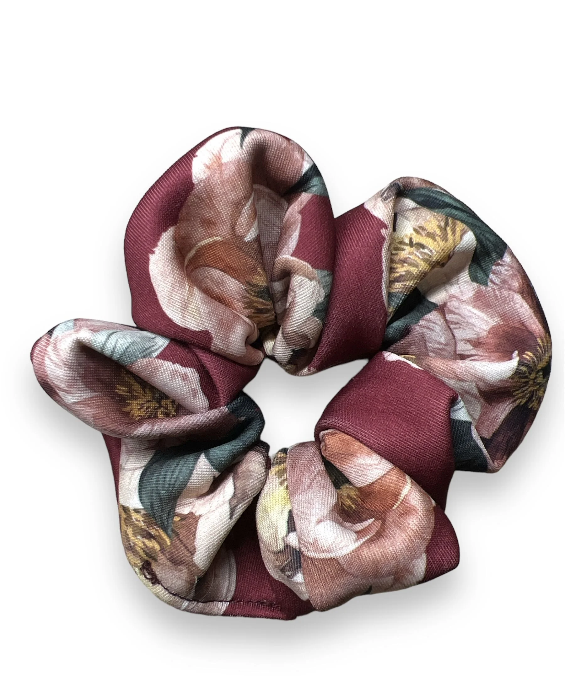 Φωτογραφία προϊόντος: meyeia scrunchies σε floral χρωματισμούς