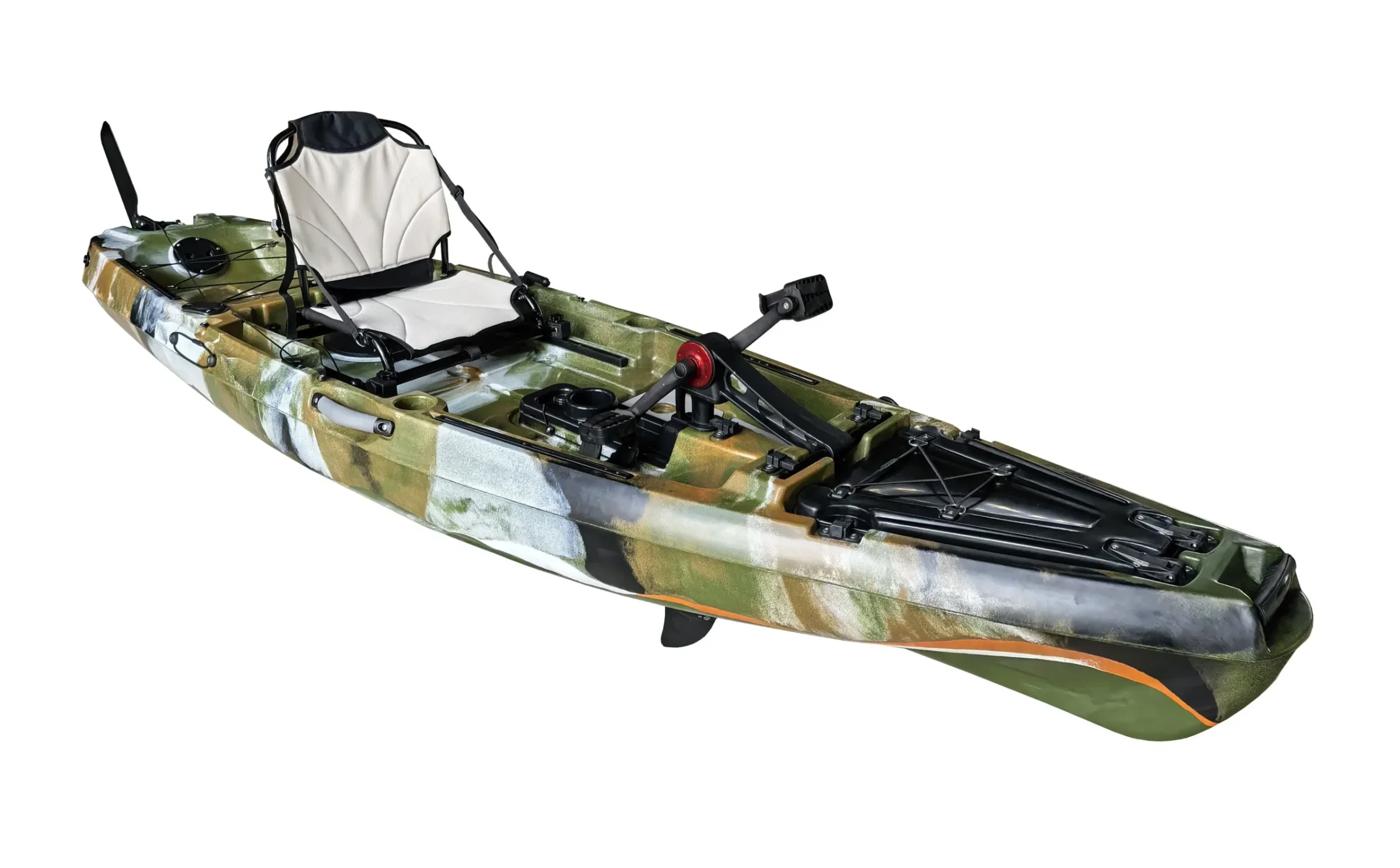 Φωτογραφία προϊόντος: CARIBBEAN SEA KAYAKS 10’4″ ΚΥΠΑΡΙΣΣΙ CAMO ΣΚΛΗΡΟ ΠΟΔΗΛΑΤΙΚΟ HDPE KAYAK ΜΕ ΠΡΟΠΕΛΑ