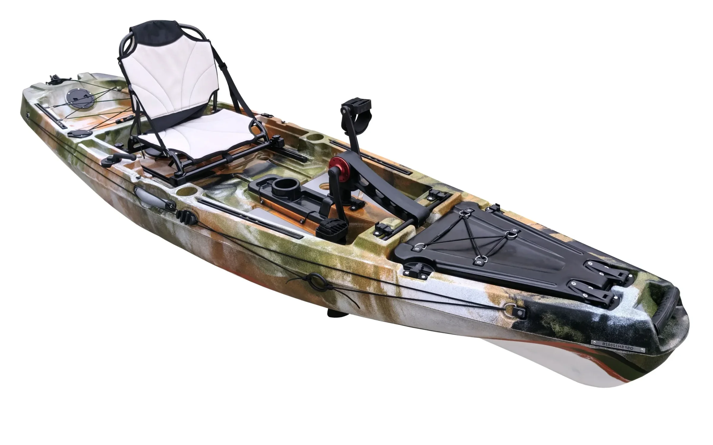 Φωτογραφία προϊόντος: CARIBBEAN SEA KAYAKS 10’4″ ΠΡΑΣΙΝΟ CAMO ΣΚΛΗΡΟ ΠΟΔΗΛΑΤΙΚΟ HDPE KAYAK ΜΕ ΠΡΟΠΕΛΑ