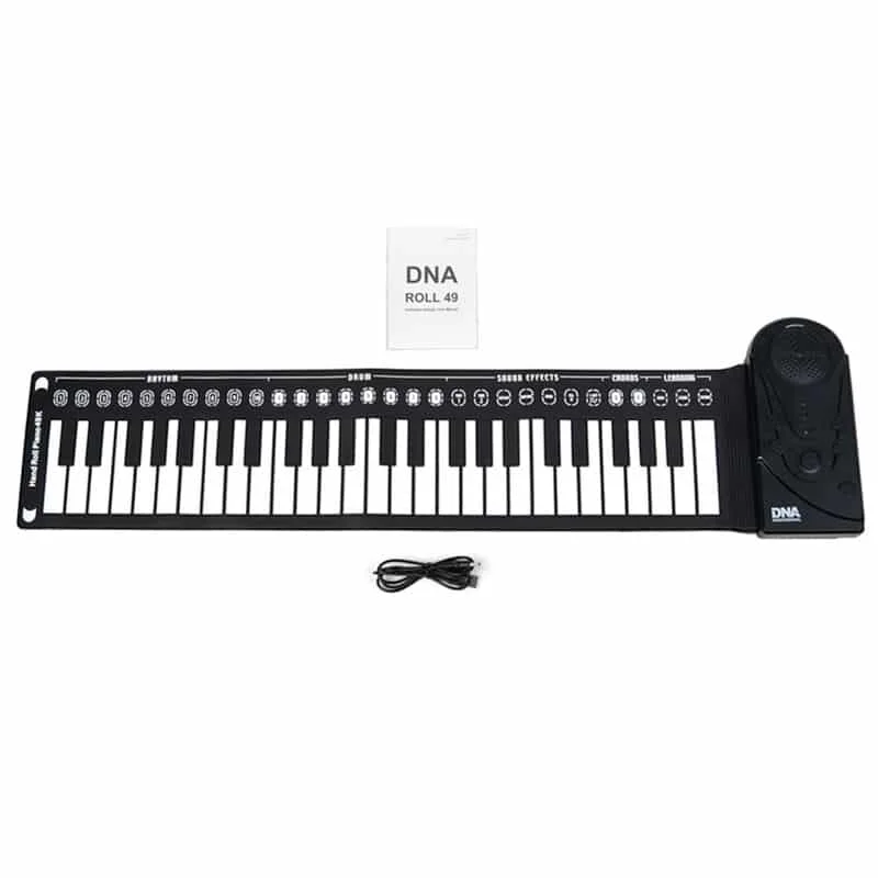 Φωτογραφία προϊόντος: DNA ROLL 49 rubber roll-up keyboard portable organ keys