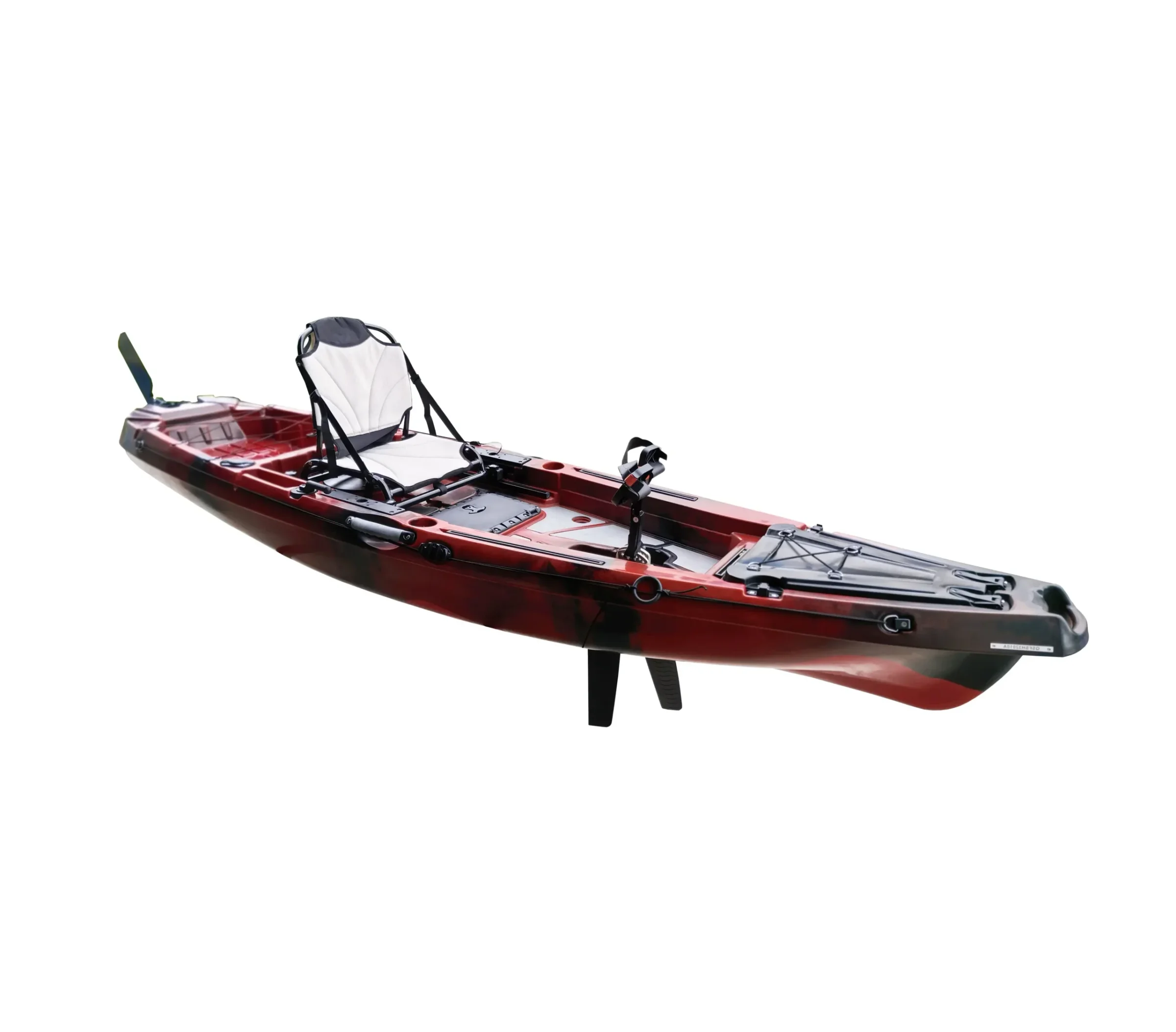 Φωτογραφία προϊόντος: CARIBBEAN SEA KAYAKS 10'4" ΚΟΚΚΙΝΟ CAMO ΣΚΛΗΡΟ ΠΟΔΗΛΑΤΙΚΟ HDPE KAYAK