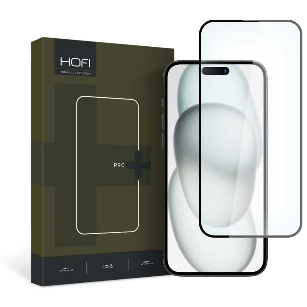Φωτογραφία προϊόντος: Hofi Glass Pro+ γυαλί προστασίας για iPhone 15 μαύρο