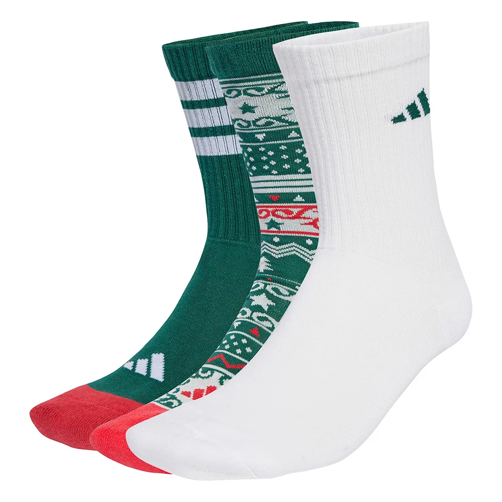 Φωτογραφία προϊόντος: Adidas Sportswear Adidas Christmas Graphic Crew Socks 3 Pair