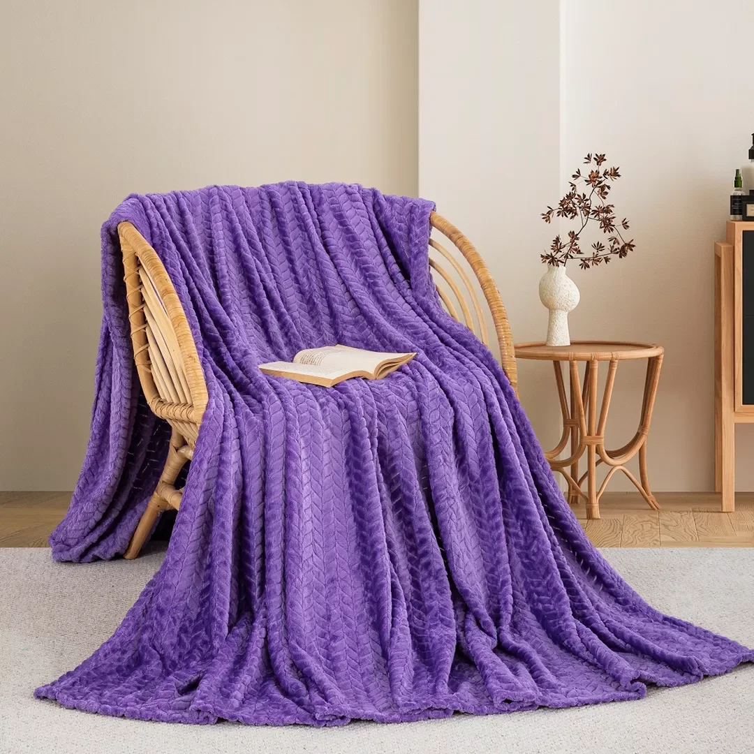 Φωτογραφία προϊόντος: AdamHome ΚΟΥΒΕΡΤΑ FLEECE ΜΟΝΗ 180X240 ADAM HOME (550) PURPLE(73)