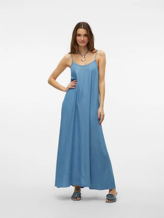Φωτογραφία προϊόντος: ΜΑΞΙ ΤΖΙΝ ΦΟΡΕΜΑ Light Blue Denim