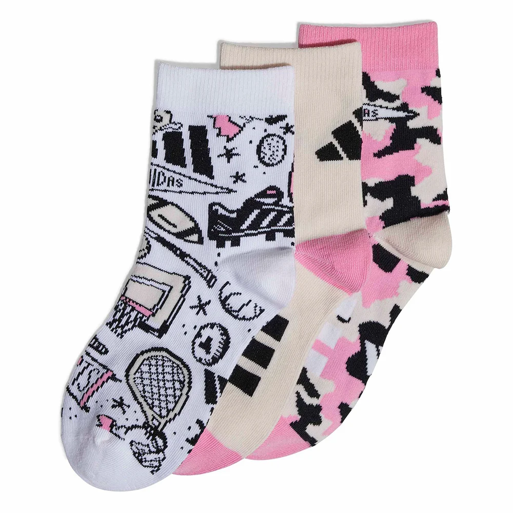 Φωτογραφία προϊόντος: Adidas Sportswear Adidas Logo 3 Pairs Per Pack Socks Kids