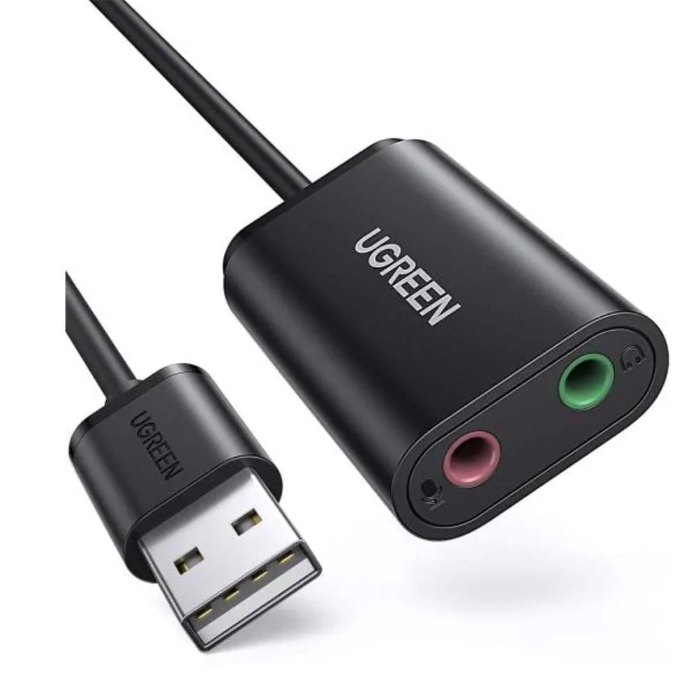 Φωτογραφία προϊόντος: Κάρτα ήχου USB 2.0 UGREEN Μαύρο