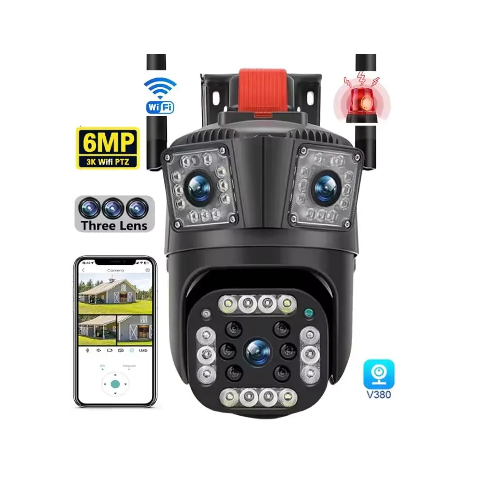 Φωτογραφία προϊόντος: Κάμερα ασφαλείας IP Triple – Security Camera – WiFi